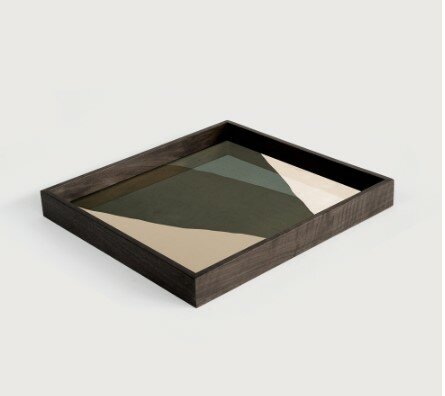 Ethnicraft Wabi Sabi glass tray