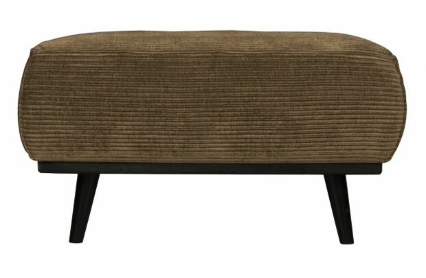 BePureHome Statement Hocker Brede Platte Rib Rock