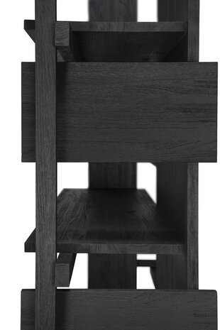 Ethnicraft abstract rack teak black