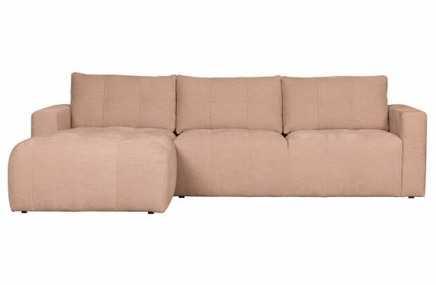 Vtwonen Bar Chaise Longue Geweven Stof Links Roze