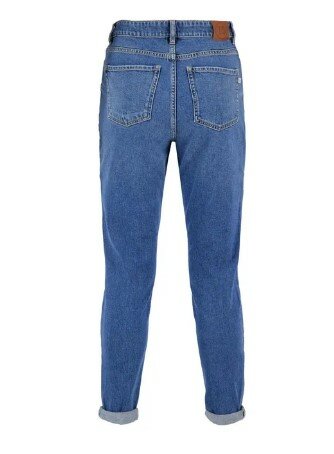 Zusss trendy mom jeans midden blauw