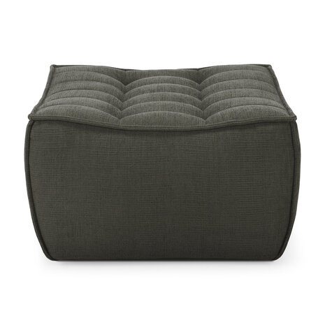 Ethnicraft N701 sofa - footstool- Moss