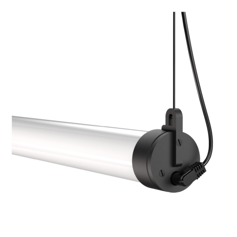 Tonone Mr. Tubes Led Pendant Horizontal Driver Separate Smokey Black 2700k 