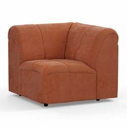 Hkliving Wave couch: Element Corner, Corduroy Rib, Dusty Orange