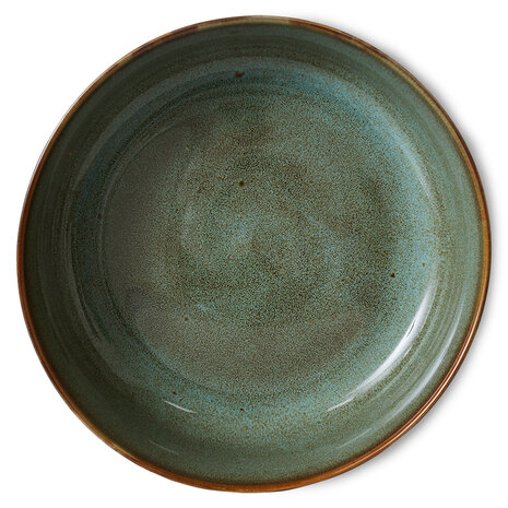 HKLIVING 70s ceramics: salad bowl, rock on