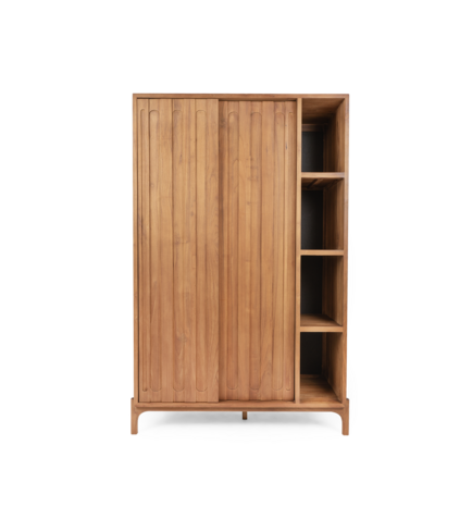 dBodhi Pleun Cabinet 2 Sliding Doors 4 Open Rack