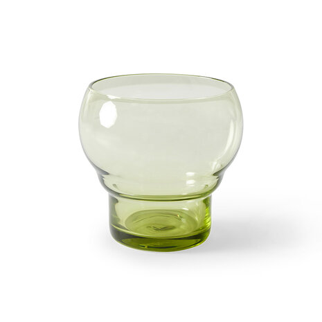 HKLIVING 70s glassware: bulb glasses, mint green (set of 4)