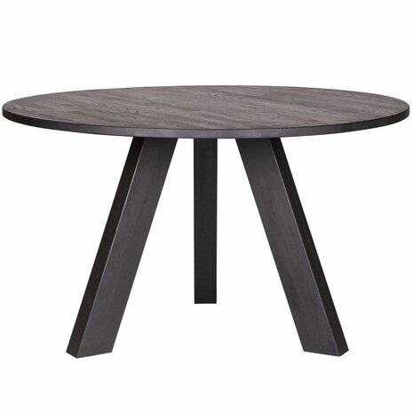 WOOOD eettafel Rhonda blacknight Ø129cm blacknight [fsc]