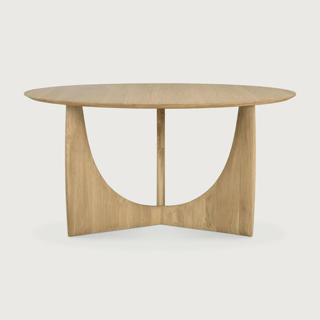 Ethnicraft Geometric dining table oak round 150 cm