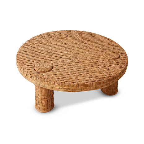 HKLIVING Rattan Woven Coffee Table 