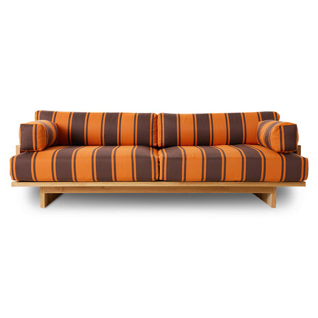 HKLIVING Outdoor Sofa Teak Retro