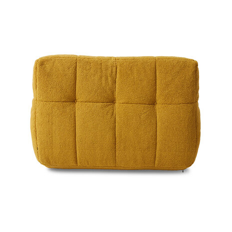 HKLIVING Lazy Lounge Chair Fluffy Ochre