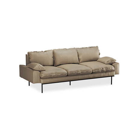 HKLIVING Retro Sofa 3 Zits, Pure Earth