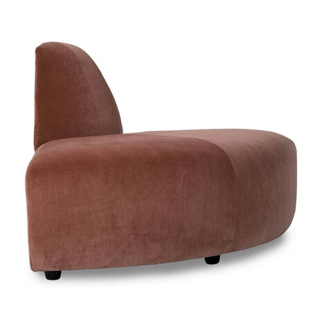 HKLIVING Jax Couch Element Angle, Royal Velvet, Magnolia