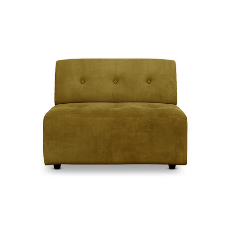 HKLIVING Vint Couch Element Middle Royal Velvet, Olive