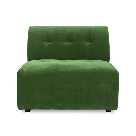 HKLIVING Vint Couch Element Middle Royal Velvet, Green