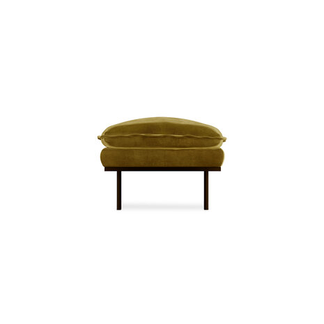 HKliving retro sofa hocker Royal Velvet, Olive