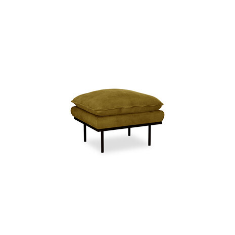 HKliving retro sofa hocker Royal Velvet, Olive