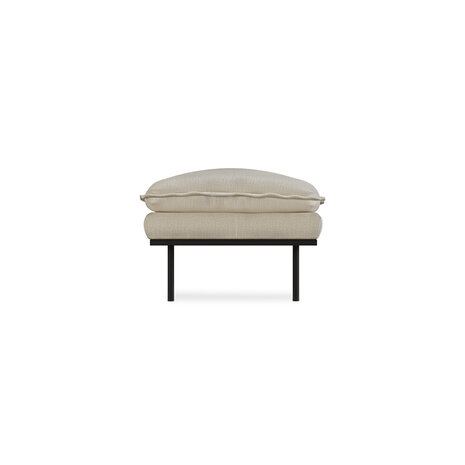 HKliving retro sofa hocker Pure, Ivory