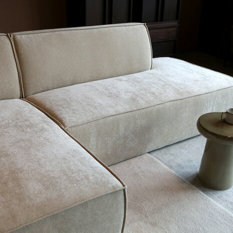 Pepp Interiors Enzo Bank Chaise Longue Rechts In Standaard Stof Melody 13