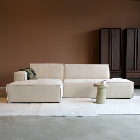 Pepp Interiors Enzo Bank Chaise Longue Rechts In Standaard Stof Melody 13