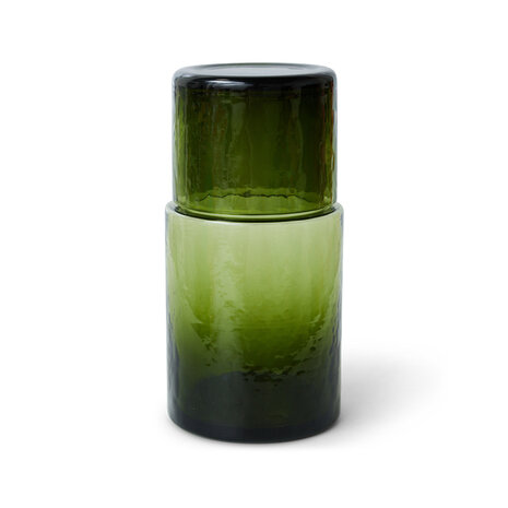 HKLIVING Tube carafe olive