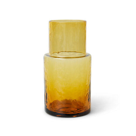 HKLIVING Tube carafe amber