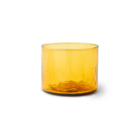 HKLIVING Tube glass amber