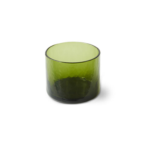 HKLIVING Tube glass olive