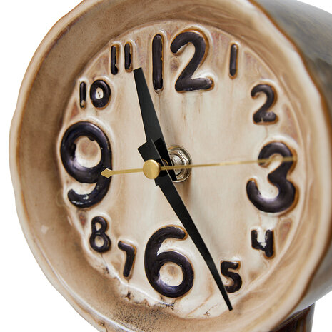 HKLIVING Retro ceramic clock cream