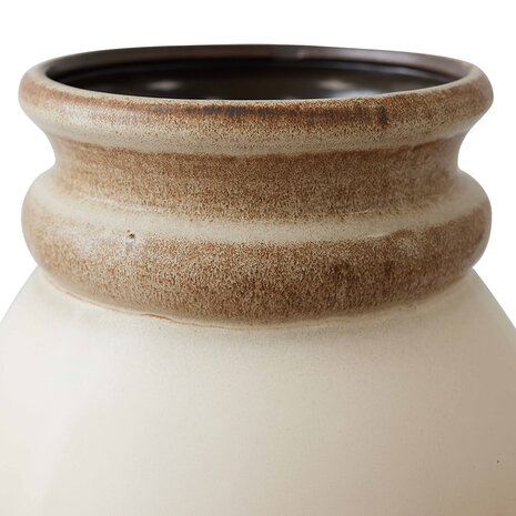 HKliving Grand floor vase vanille