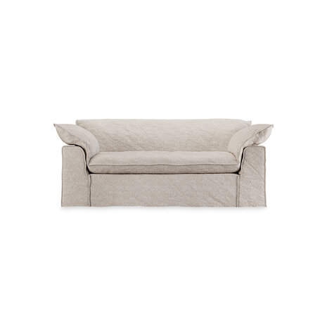 HKLIVING Nomad Couch Boucle Taupe 204cm