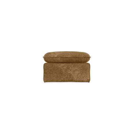 HKLIVING Nomad Couch Hocker Corduroy Velvet Aged Gold