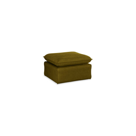 HKLIVING Nomad Couch Hocker Royal Velvet Olive