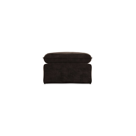 HKLIVING Nomad Couch Hocker Royal Velvet Espresso