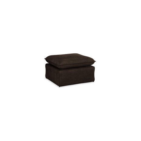 HKLIVING Nomad Couch Hocker Royal Velvet Espresso