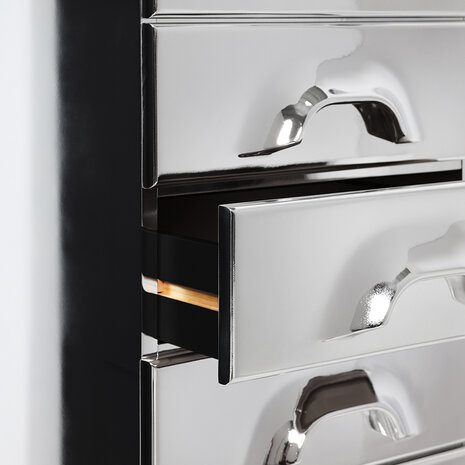 HKLIVING Chest Of 6 Drawers Chrome Special