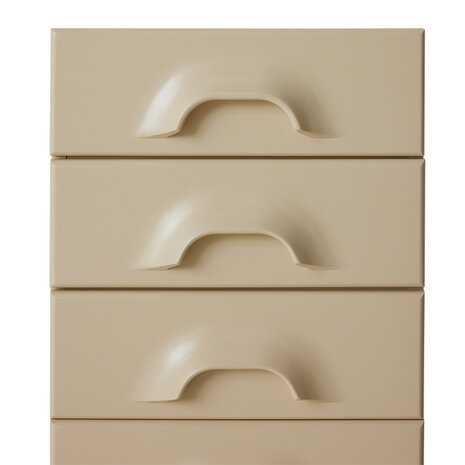 HKLIVING Chest Of 6 Drawers Cream