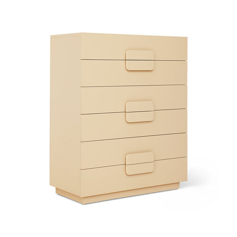 HKLIVING Spacious Drawer Cabinet Cream