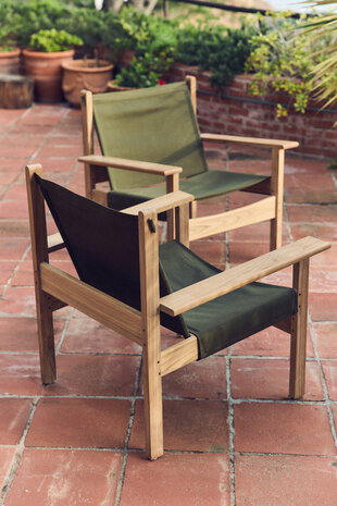 HKLIVING Explorer Chair Army Green