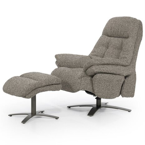 Eleonora Fauteuil Caleb Taupe Salerno