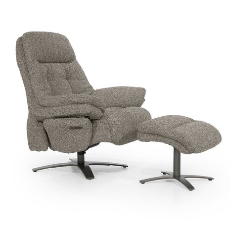 Eleonora Fauteuil Caleb Taupe Salerno