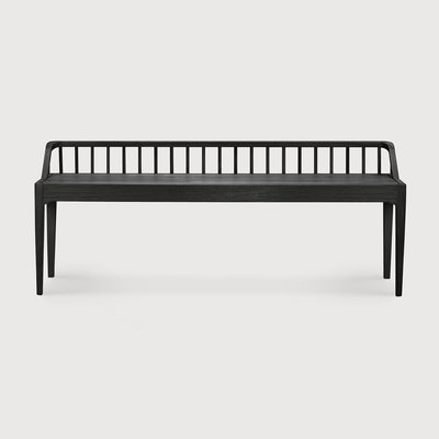 Ethnicraft Spindle black bench