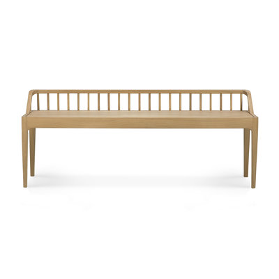 Ethnicraft oak Spindle bench