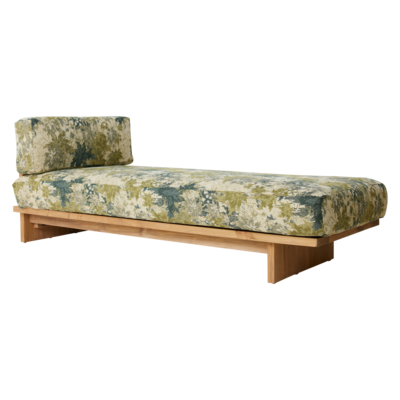 HKliving outdoor daybed teak botanical