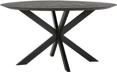 DTP Home Timeless Black Eettafel Shape 130cm