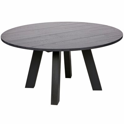 Woood Rhonda XL eetkamertafel ø150cm eiken blacknight [fsc]