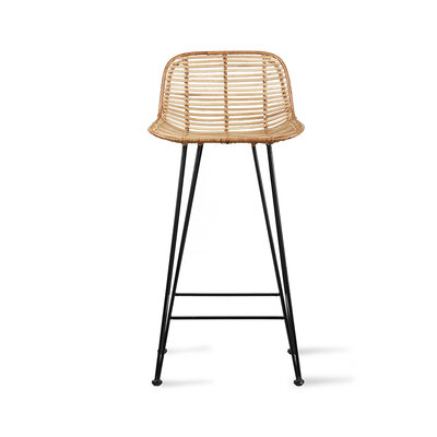 HKLIVING rattan barstool natural