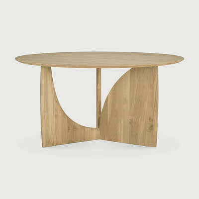 Ethnicraft Geometric dining table oak round 150 cm