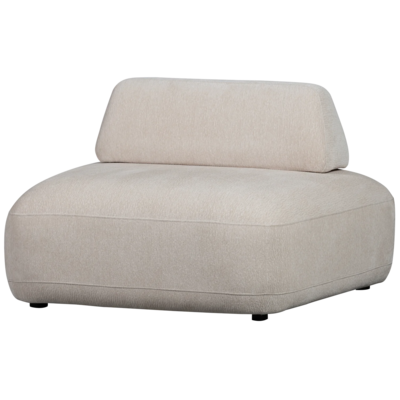 Woood Sterck Fauteuil Met Verplaatsbare Rugleuning Sand